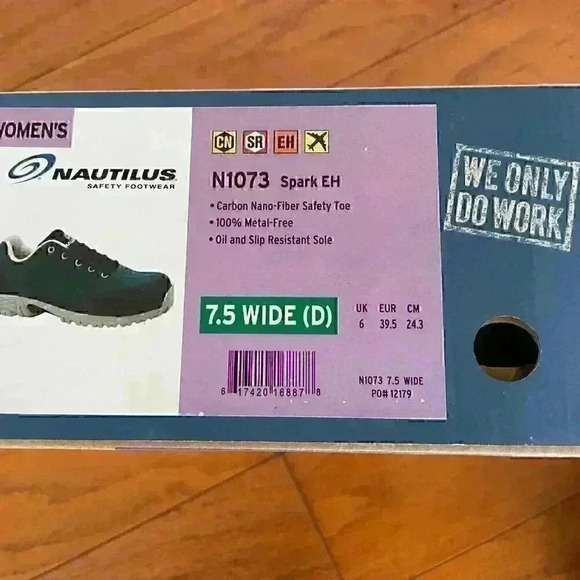 Nautilus Safety  womens Footwear Spark CT Blue Brand New (Save $50.00) - Picture 10 of 10